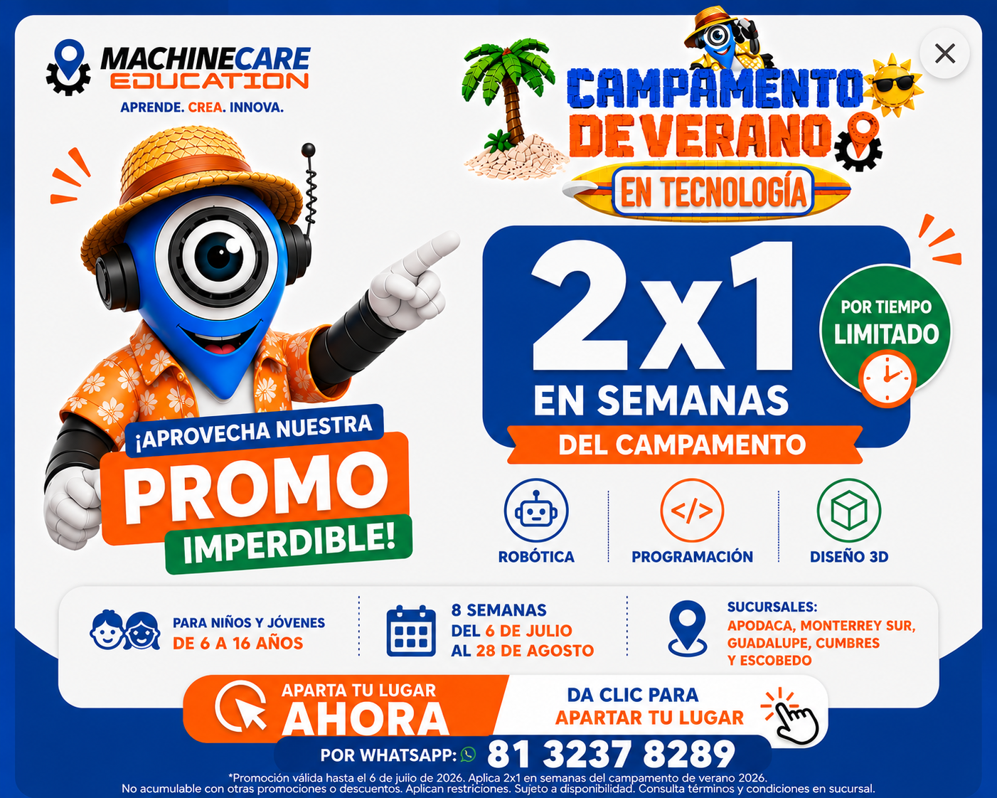 Promoción Campamento de Verano 2026